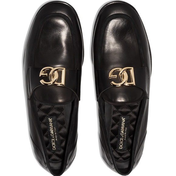 Calfskin slippers Dolce & Gabbana Loafers main image 4